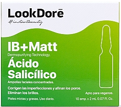 Kup Skoncentrowane serum do skóry problematycznej - LookDore IB+Matt Salicylic Acid Concentrated Facial Ampoules