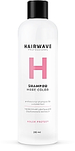 Profesjonalny szampon chroniący kolor włosów farbowanych - HAIRWAVE Shampoo More Color — Zdjęcie N3