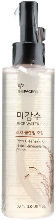 Hydrofilny olej do skóry normalnej i suchej - The Face Shop Rice Water Bright Cleansing Rich Oil