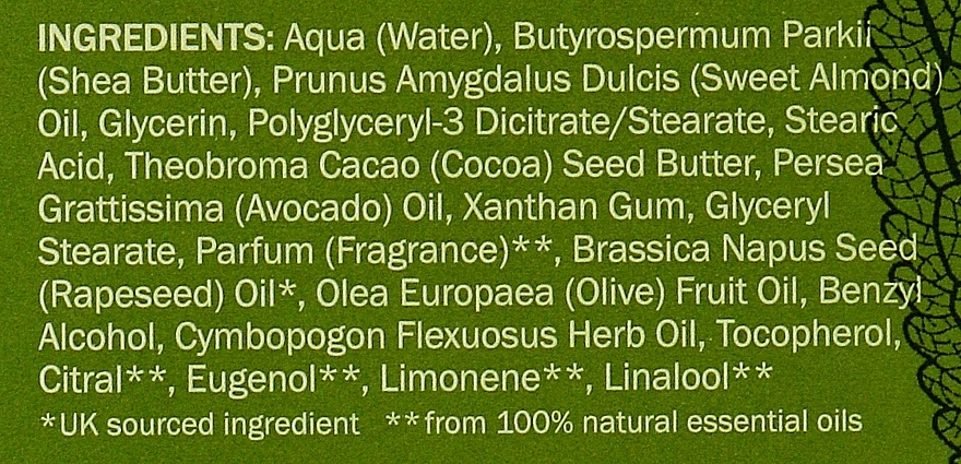 Krem do rąk z kolendrą i liśćmi limonki - Scottish Fine Soaps Naturals Coriander & Lime Leaf Hand Cream Tuba — Zdjęcie N4
