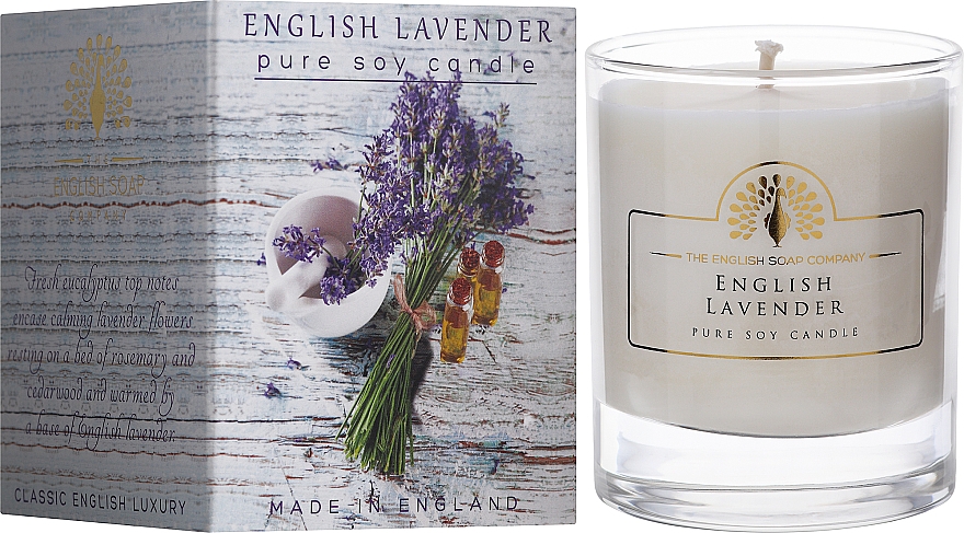 Świeca zapachowa - The English Soap Company English Lavender Candle — Zdjęcie N2
