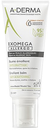 Łagodzący balsam przeciw swędzeniu - A-Derma Exomega Allergo Emollient Balm Anti-Scratching — Zdjęcie N1