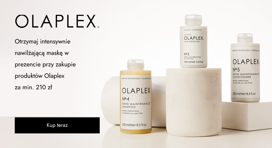 Przy zakupie produktów Olaplex za min. 210 zł otrzymasz w prezencie maskę Olaplex No. 8 Bond Intense Moisture Mask (20 ml).