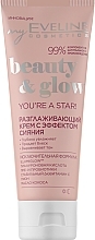 Kup Rozświetlający krem wygładzający - Eveline Cosmetics Beauty & Glow You're a Star! Brightening & Smoothing Face Cream