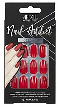 Sztuczne paznokcie - Ardell Nail Addict Artifical Nail Set Colored Cherry Red — Zdjęcie N1