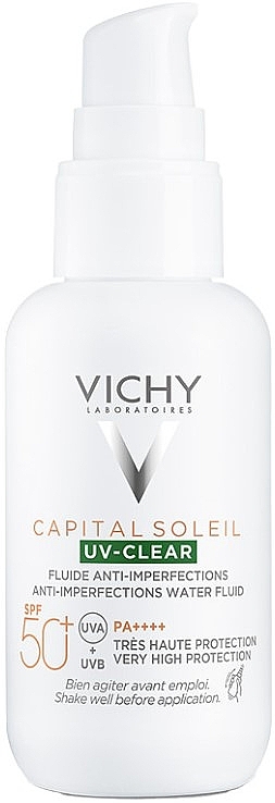 Fluid do twarzy z filtrem przeciwsłonecznym - Vichy Capital Soleil UV-Clear SPF50