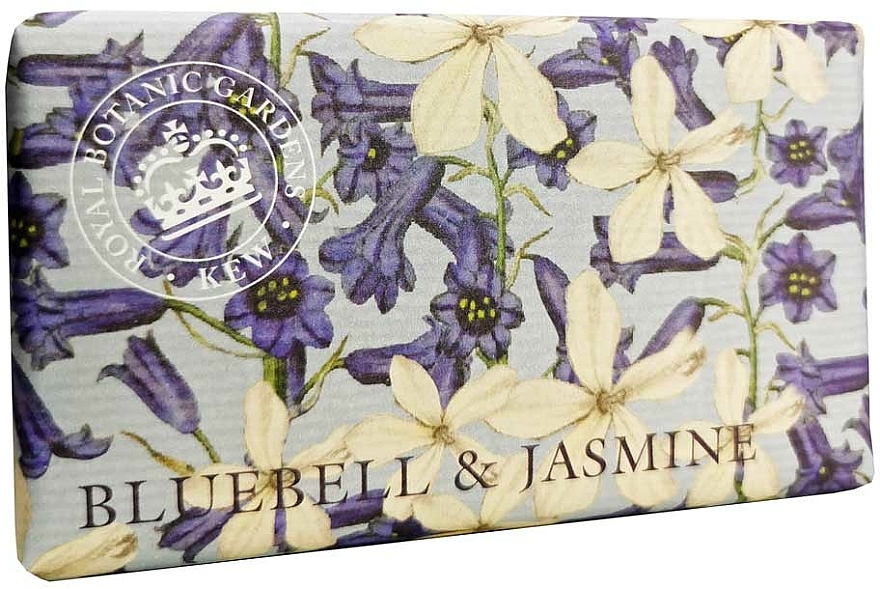Mydło w kostce Dzwoneczek i jaśmin - The English Soap Company Kew Gardens Bluebell and Jasmine Soap — Zdjęcie N1