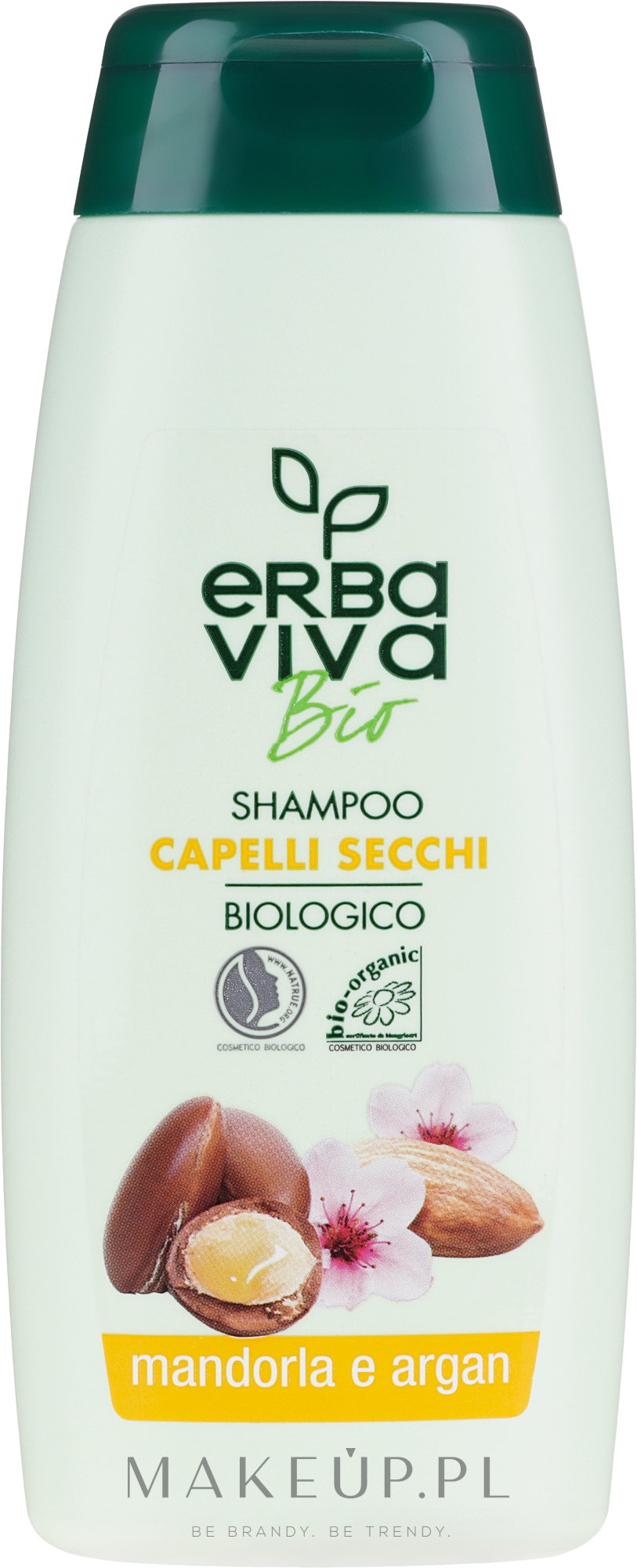 Szampon do włosów suchych Migdały i argan - Erba Viva Hair Shampoo — Zdjęcie 250 ml