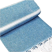 Kup Ręcznik hammam w paski, niebieski - Yeye 