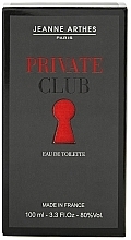 Jeanne Arthes Private Club - Woda toaletowa — Zdjęcie N3