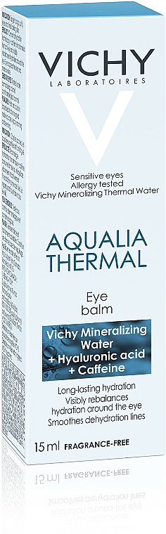 Nawilżający balsam zmniejszający obrzęk okolic oczu - Vichy Aqualia Thermal Awakening Eye Balm — Zdjęcie N8