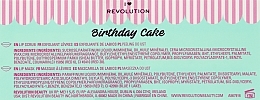 Zestaw - I Heart Revolution Lip Care Duo Birthday Cake (lip/scrub/20g + lip/mask/20ml) — Zdjęcie N3