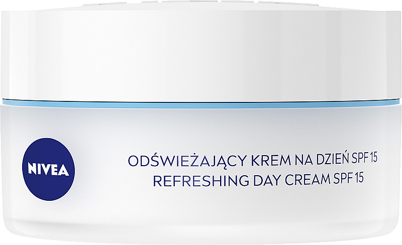 Odświeżający krem na dzień 24h NAWILŻENIA, cera normalna i mieszana - NIVEA Moisture Care Complex Day Cream SPF 15 — Zdjęcie N3