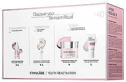 Zestaw - Anne Moller Stimulage Glowing And Firming Ritual Set (d/cr/50ml + n/cr/15ml + eye/cr/5ml + ser/5ml) — Zdjęcie N2