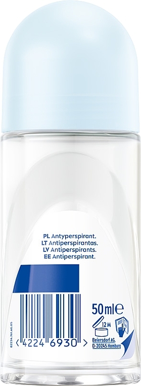 Antyperspirant w kulce - NIVEA Black & White Invisible Pure — Zdjęcie N2