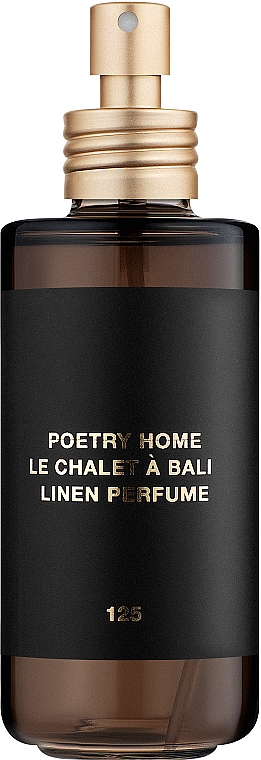 Poetry Home Le Chalet A Bali - Aromatyczny spray do tekstyliów — Zdjęcie N1