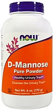 Naturalny suplement w proszku, 170 g - Now Foods D-Mannose — Zdjęcie N1