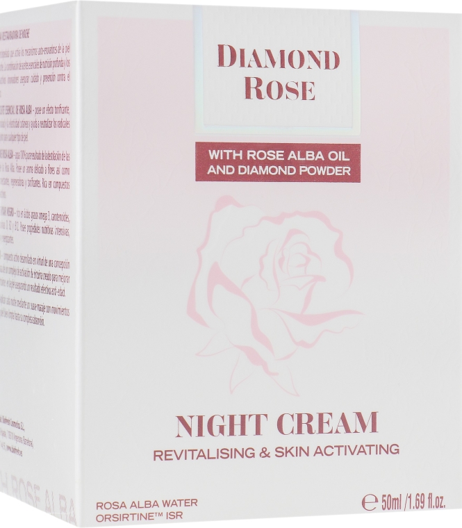 Regenerujący krem do twarzy na noc - BioFresh Diamond Rose Night Cream