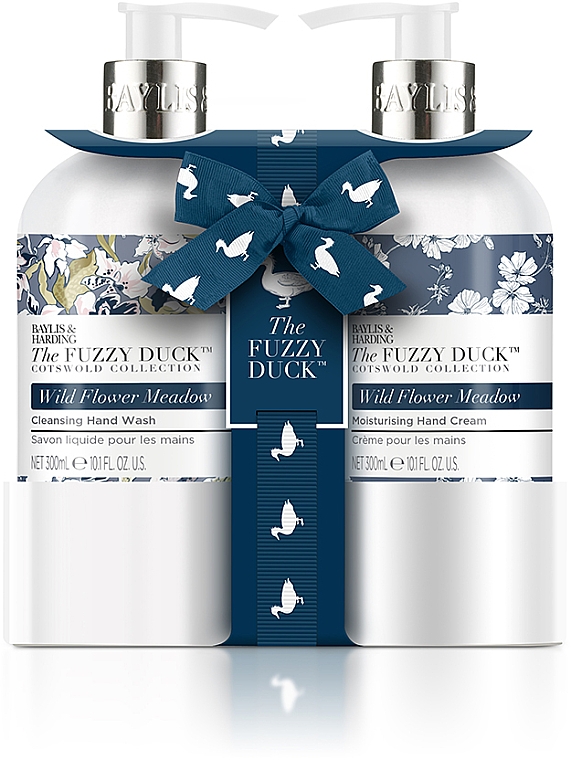 PRZECENA! Zestaw do pielęgnacji rąk - Baylis & Harding The Fuzzy Duck Cotswold Floral (soap/300 ml + h/cream/300ml) * — Zdjęcie N1