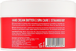 Krem maślany odżywiający dłonie - NUB Spa Care Hand Cream Butter Strawberry — Zdjęcie N2