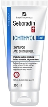 Szampon i oczyszczający żel pod prysznic z ichtiolem 2 w 1 - Seboradin Ichthyol Hair Shampoo and Shower Gel — Zdjęcie N2