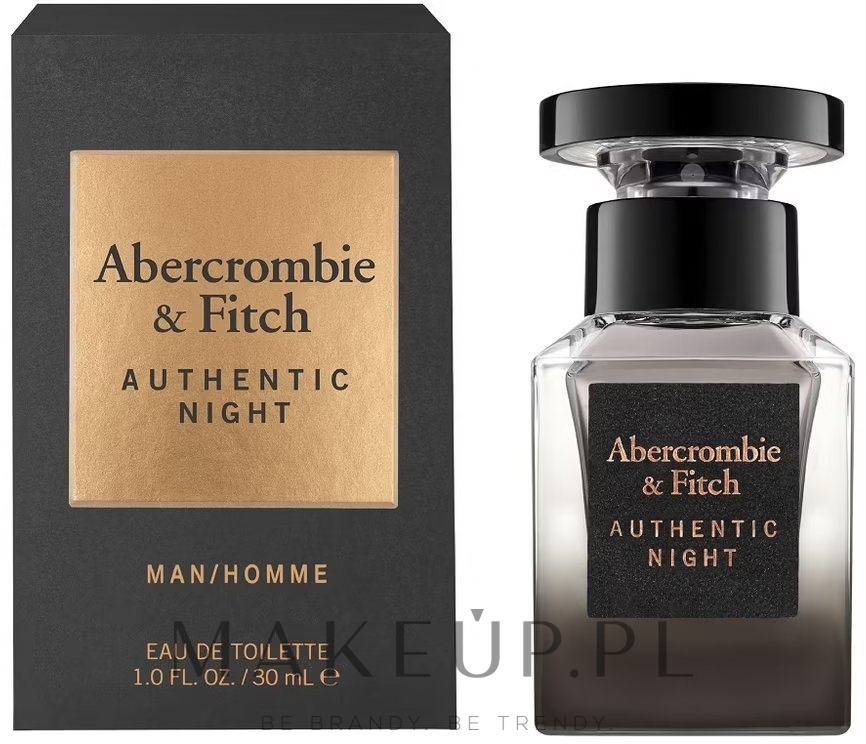 Abercrombie & Fitch Authentic Night Man - Woda toaletowa — Zdjęcie 30 ml