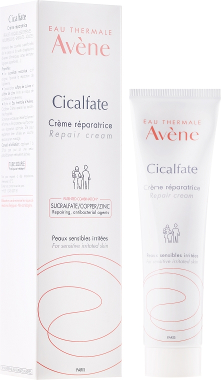 Krem regenerujący do skóry wrażliwej - Avène Cicalfate Repair Cream