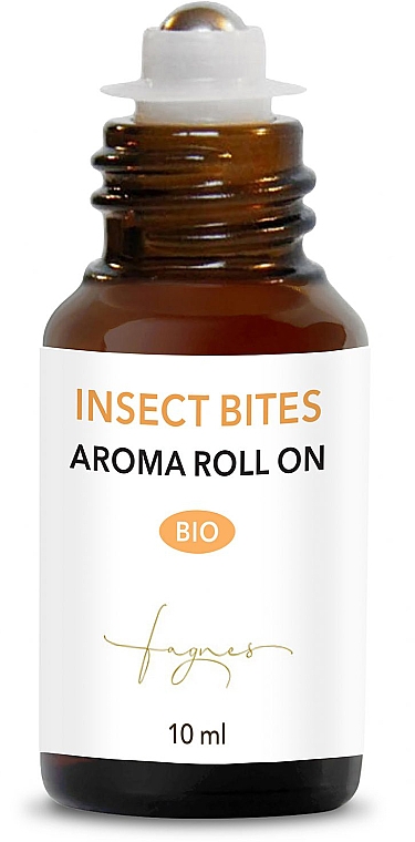 Mieszanka olejków eterycznych na ukąszenia owadów, roll-on - Fagnes Aromatherapy Bio Insect Bites Aroma Roll On — Zdjęcie N2