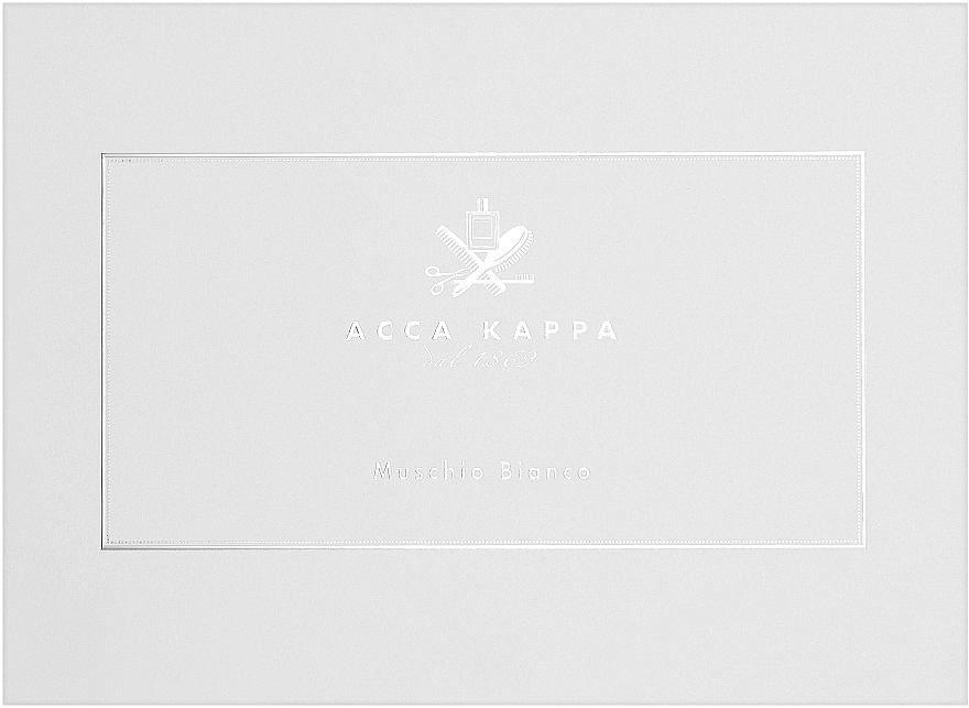Acca Kappa White Moss - Zestaw (edc/100ml + h/cr/75ml + soap/150g) — Zdjęcie N1