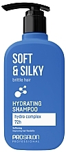 Szampon nawilżający do włosów łamliwych - Prosalon Soft & Silky Hydrating Shampoo — Zdjęcie N1