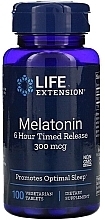 Kup Suplement diety Melatonina, 300 mcg - Life Extension Melatonin 6 Hour Timed Release 300 mcg