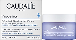 Krem do twarzy przeciw przebarwieniom na noc z kwasem glikolowym - Caudalie Vinoperfect Dark Spot Correcting Glycolic Night Cream — Zdjęcie N2