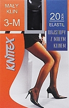 Rajstopy damskie Elastil 20 DEN, nero - Knittex — Zdjęcie N2