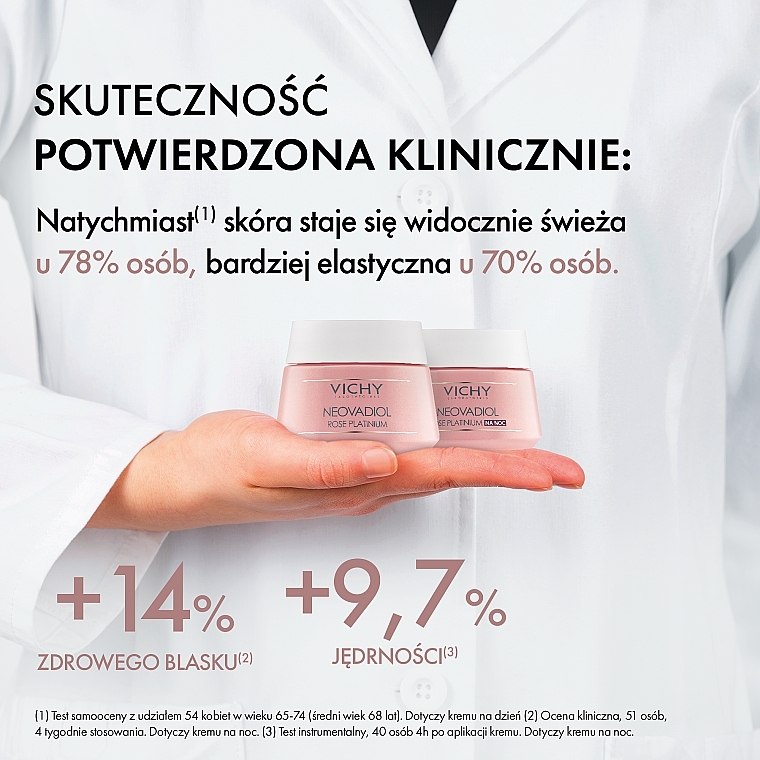 Zestaw do pielęgnacji twarzy - Vichy Neovadiol Rose Platinium (d/cr/50ml + n/cr/50ml) — Zdjęcie N3