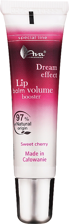 Balsam powiększający usta Słodka wiśnia - AVA Laboratorium Dream Effect Lip Balm Volume Booster — Zdjęcie N2