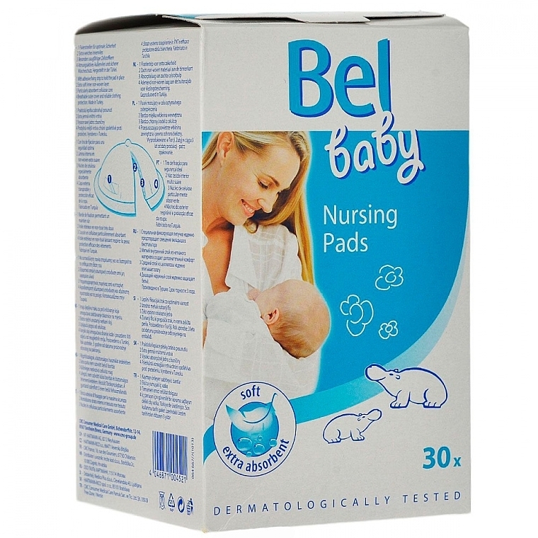 Wkładki laktacyjne, 30 szt. - Bel Baby Nursing Pads — Zdjęcie N2