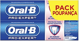 Zestaw pasty do zębów - Oral-B Pro-Expert Sensitive & Gentle Whitening Toothpaste (tpaste/2x75ml) — Zdjęcie N1