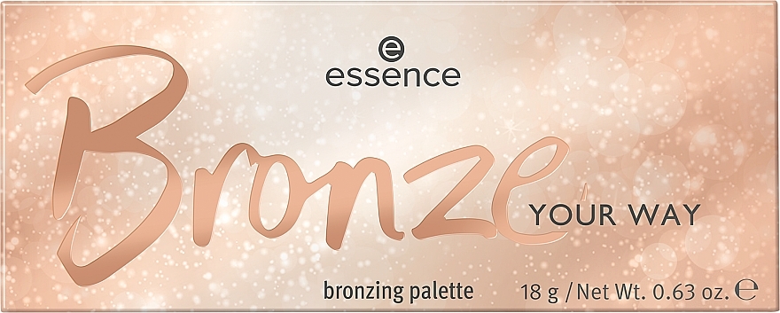 Paleta bronzera bronzerów - Essence Bronze Your Way Bronzing Palette — Zdjęcie N2