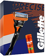 Zestaw - Gillette Fusion (sh/gel/200ml + razor/1pc) — Zdjęcie N1
