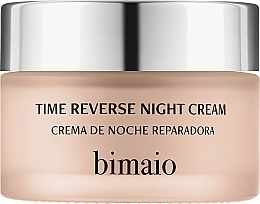 Kup PRZECENA! Rewitalizujący krem ​​do twarzy na noc - Bimaio Time Reverse Night Cream *