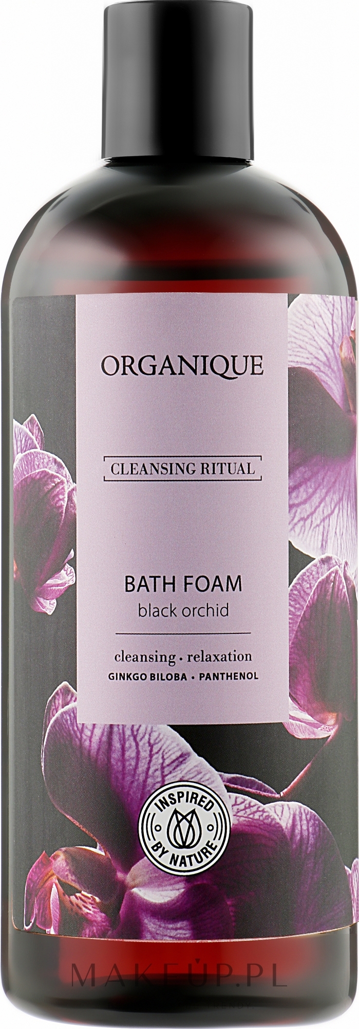 Płyn do kąpieli Czarna orchidea - Organique Bath Foam Black Orchid — Zdjęcie 400 ml