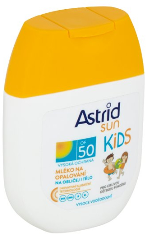 Przeciwsłoneczne mleczko do opalania dla dzieci - Astrid Sun Kids Milk SPF 50 — Zdjęcie N1