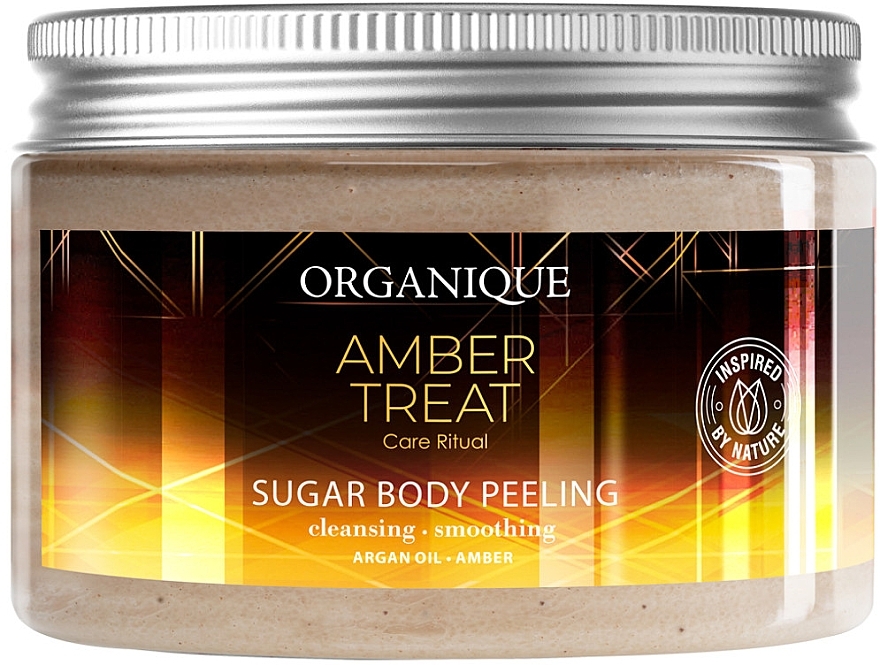 Peeling do ciała - Organique Amber Treat Sugar Body Peeling — Zdjęcie N1