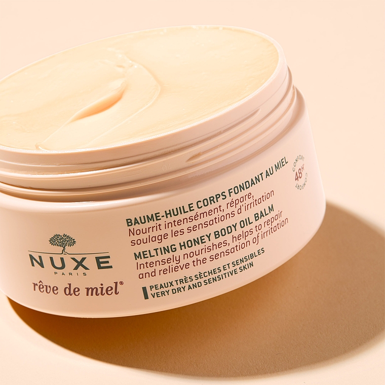 Miodowy balsam do ciała - Nuxe Reve de Miel Melting Honey Body Oil Balm — Zdjęcie N2
