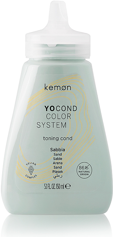 Tonująca odżywka do włosów Piasek - Kemon Yo Cond Color System — Zdjęcie N1