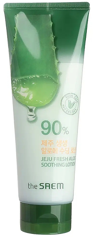 Balsam do ciała z ekstraktem z aloesu - The Saem Jeju Fresh Aloe Soothing Lotion — Zdjęcie N1