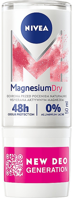 Dezodorant w kulce - NIVEA Femme Magnesium Dry Care Deodorant