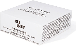 Solid cleanser 3 w 1-mydełko do mycia twarzy - Valquer Sugar 3 In 1 Cleanser Bar — Zdjęcie N2