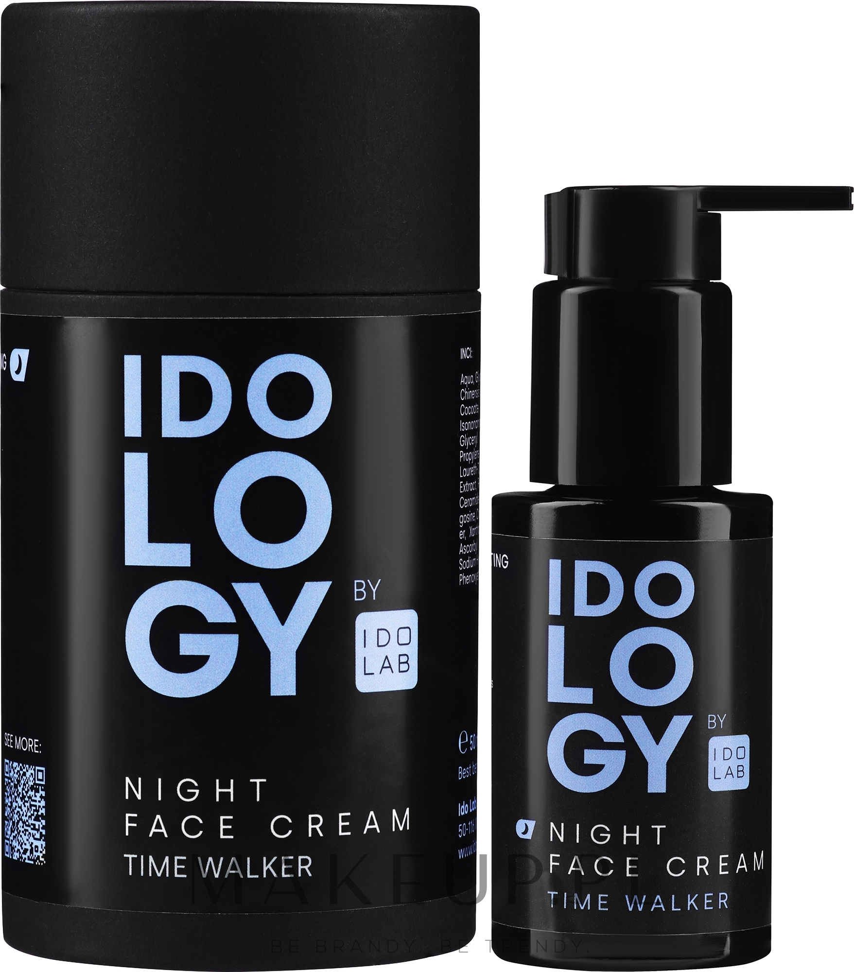 Przeciwzmarszczkowy krem do twarzy - Idolab Idology Face Cream Time Walker — Zdjęcie 50 ml