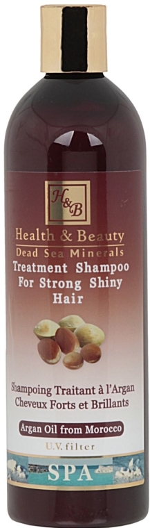 Szampon dla zdrowych i lśniących włosów z olejem arganowym - Health And Beauty Argan Treatment Shampoo for Strong Shiny Hair